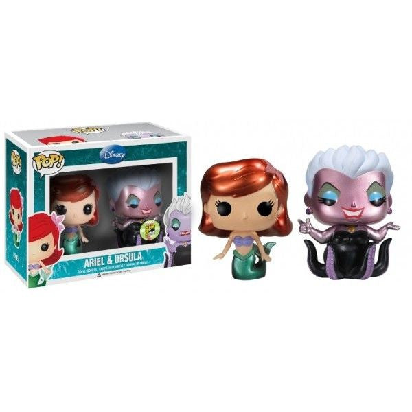 Disney 2-Pack Pop! Vinyl Figure Metallic Ariel & Ursula [The Little Mermaid] SDCC 2013 Exclusive - Nike
