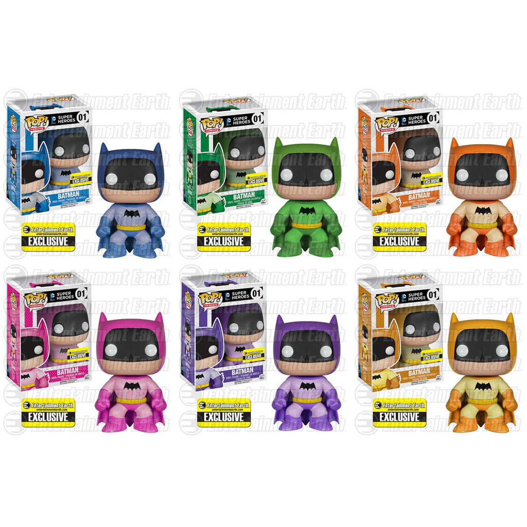 DC Universe Pop! Vinyl Figure Batman 75th Anniversary Rainbow Set [Entertainment Earth Exclusive] - Nike
