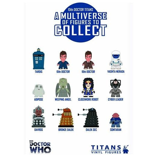 Doctor Who Titans Vinyl Figures Series 2 [The 10th Doctor Series]: Blind Box - Nike
