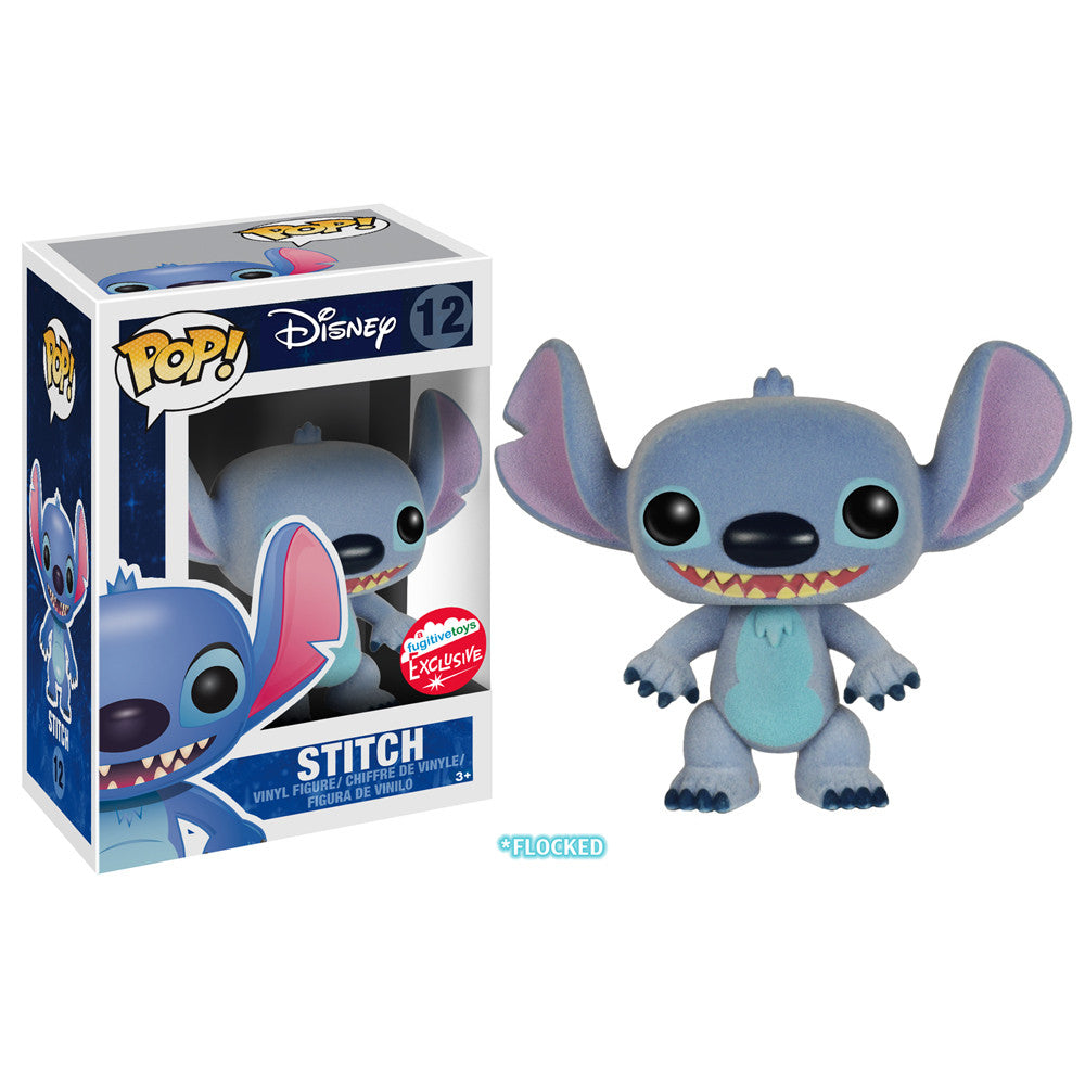 Disney Pop! Vinyl Figure Flocked Stitch [Lilo & Stitch] Fugitive Toys NYCC 2015 Exclusive - Nike
