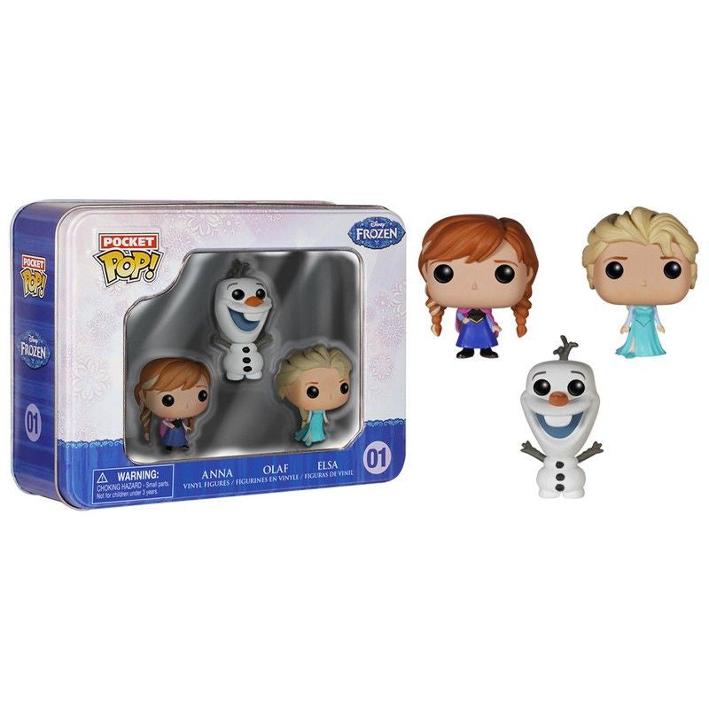 Disney Pocket Pop! Frozen 3-Pack Tin [Anna, Elsa and Olaf] - Nike
