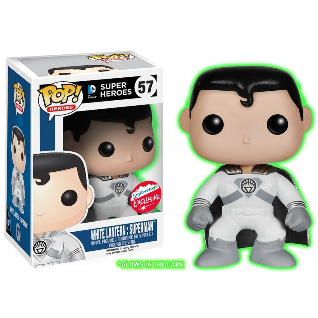 DC Universe Pop! Vinyl Figure Glow In The Dark White Lantern: Superman [Fugitive Toys Exclusive] - Nike
