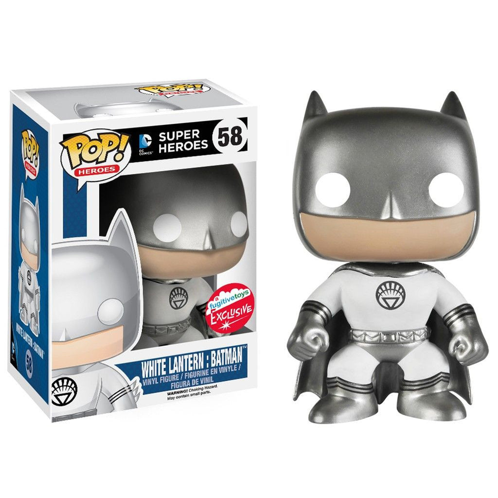 DC Universe Pop! Vinyl Figure White Lantern: Batman [Fugitive Toys Exclusive] - Nike
