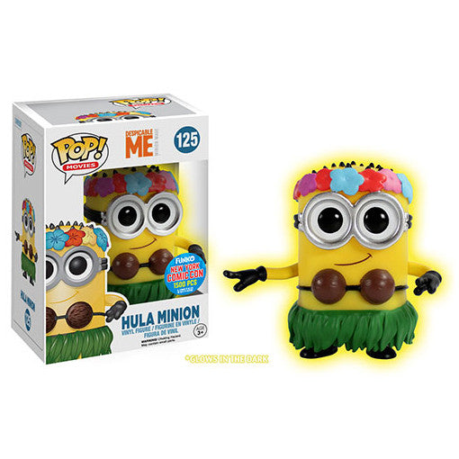 Despicable Me 2 Pop! Vinyl Figure Glow-in-the-Dark Hula Minion [NYCC 2015 Exclusive] - Nike
