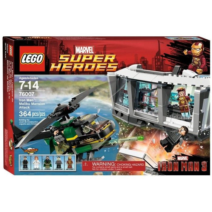 LEGO Marvel Super Heroes Iron-Man: Malibu Mansion Attack (76007) - Nike
