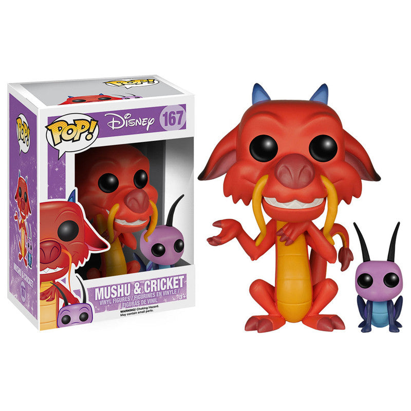 Disney Pop! Vinyl Figure Mushu and Cricket [Mulan] - Nike
