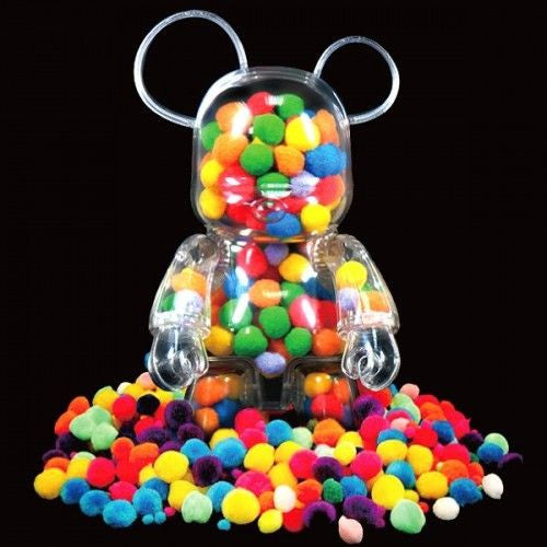 7" Pom-Pom Clear Qee Bear - Nike
