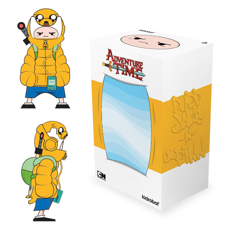 Adventure Time x Kidrobot: Puff Jake N Lil Finn Medium Figure - Nike
