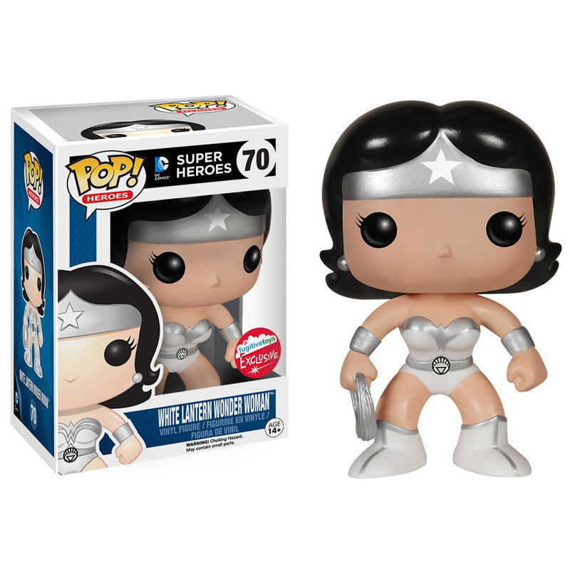 DC Universe Pop! Vinyl Figure White Lantern: Wonder Woman [Fugitive Toys Exclusive] - Nike

