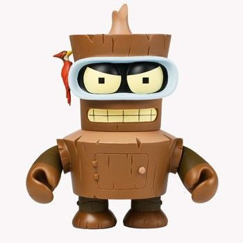Futurama: Wooden Bender 6-Inch Figure - Nike
